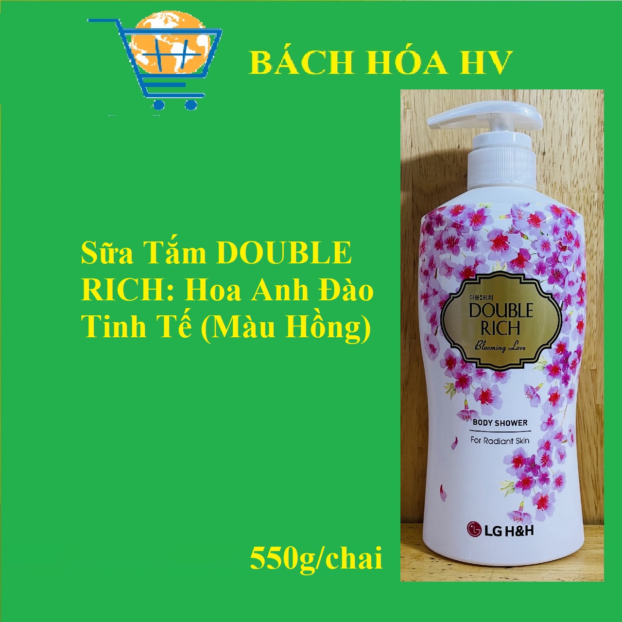 sữa tắm DOUBLE RICH 550g - BACH HOA HV