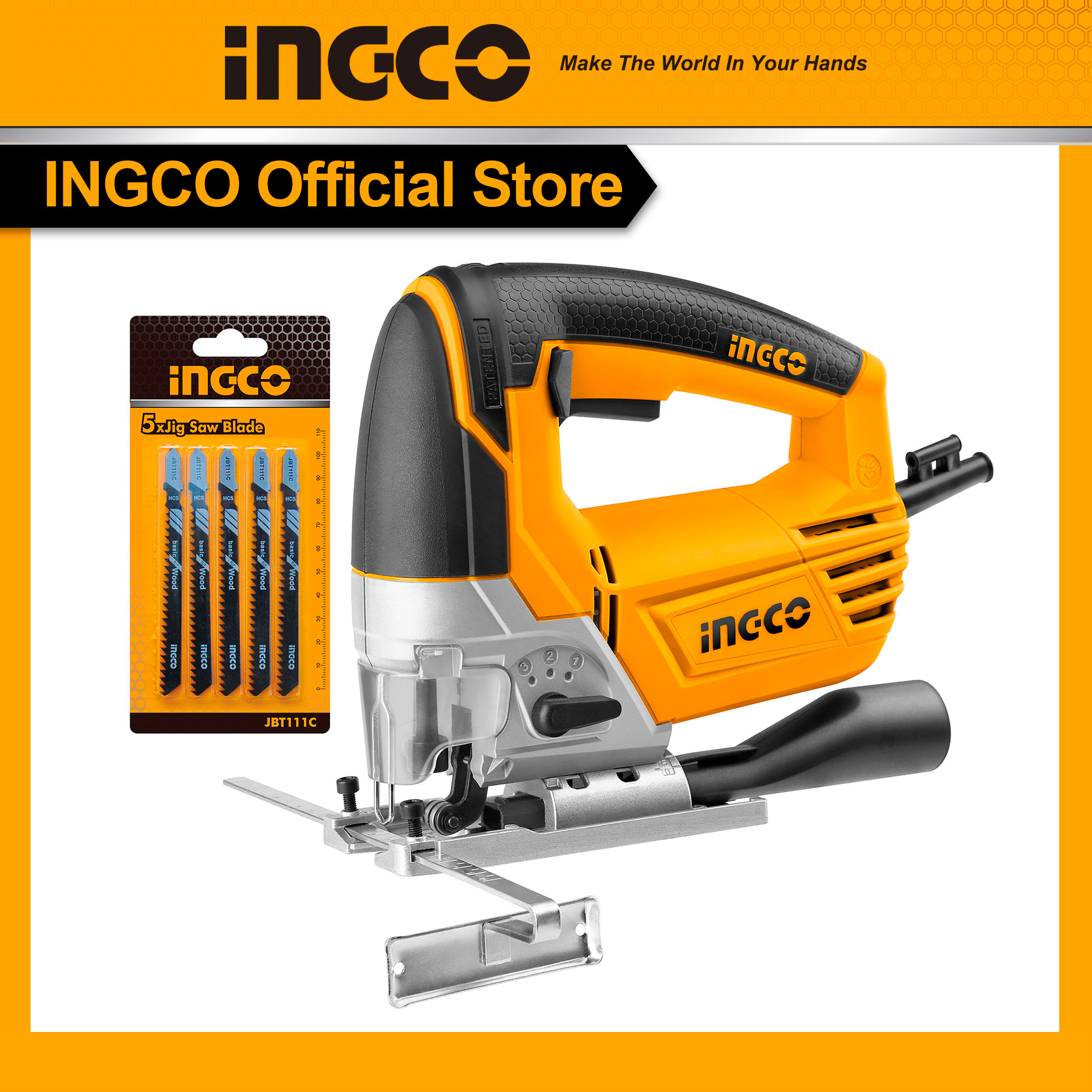 Máy cưa lọng 800W INGCO JS80028