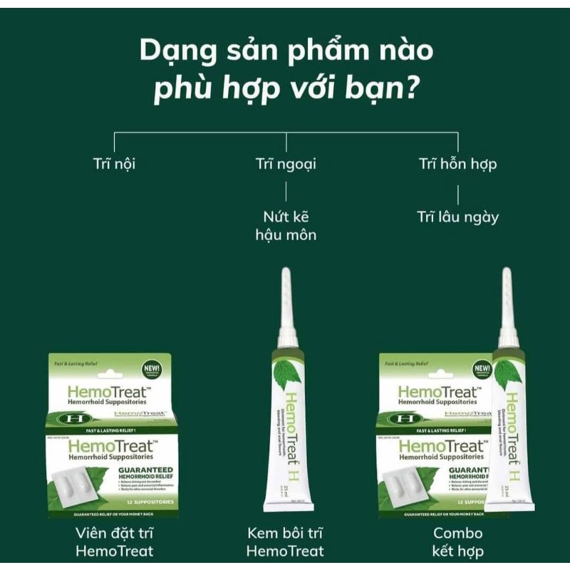 Kem bôi trĩ HEMOTREAT H Tuýp 25ml