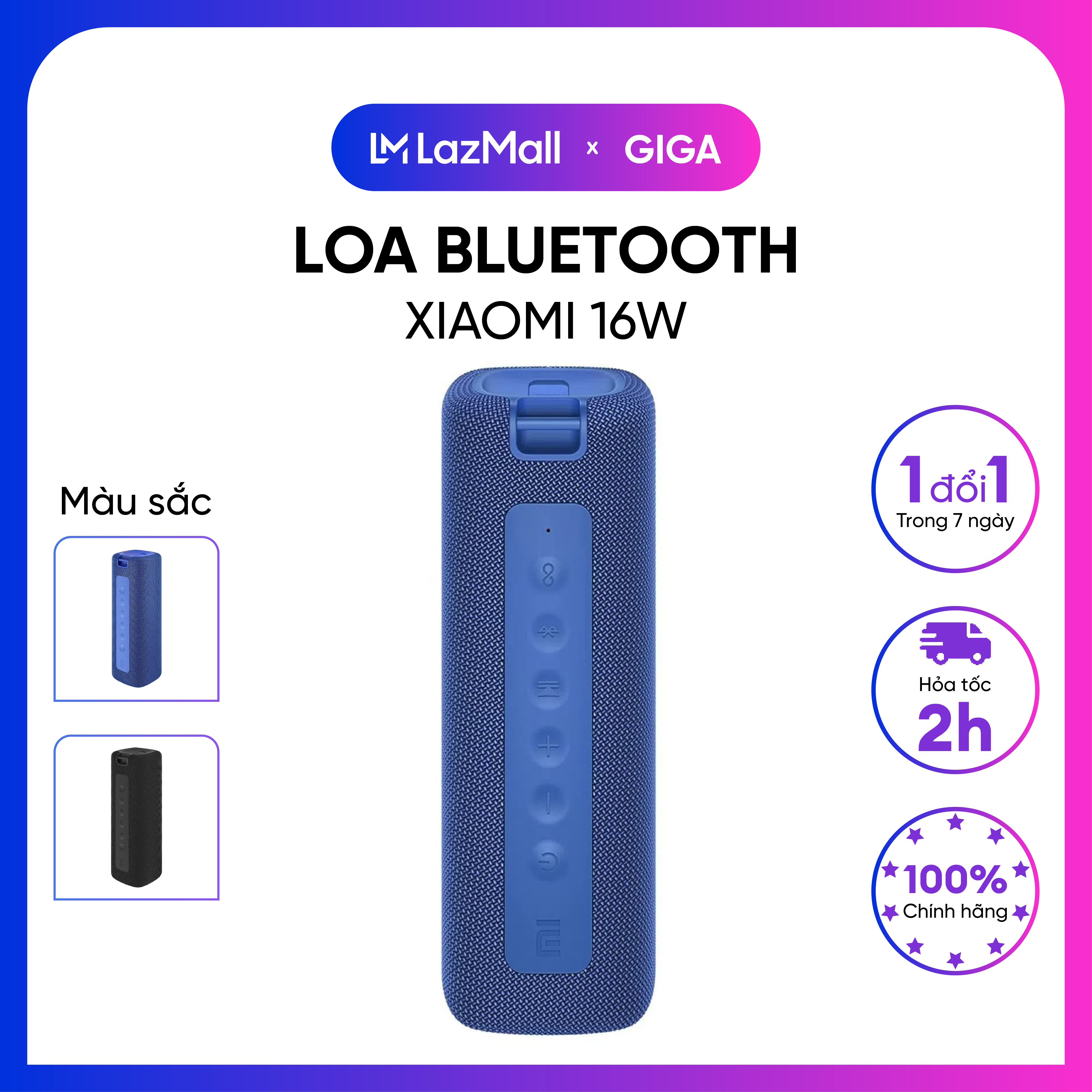 [ Hỏa tốc HN - HCM ]  Loa bluetooth Xiaomi 16W (Mi Portable Bluetooth Speaker) - Loa bluetooth nhỏ gọn âm thanh cực đã