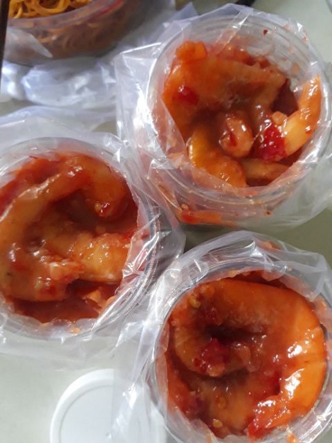 Tôm chua nõn bỏ đầu Bà Duệ 400gr  đặc sản Huế