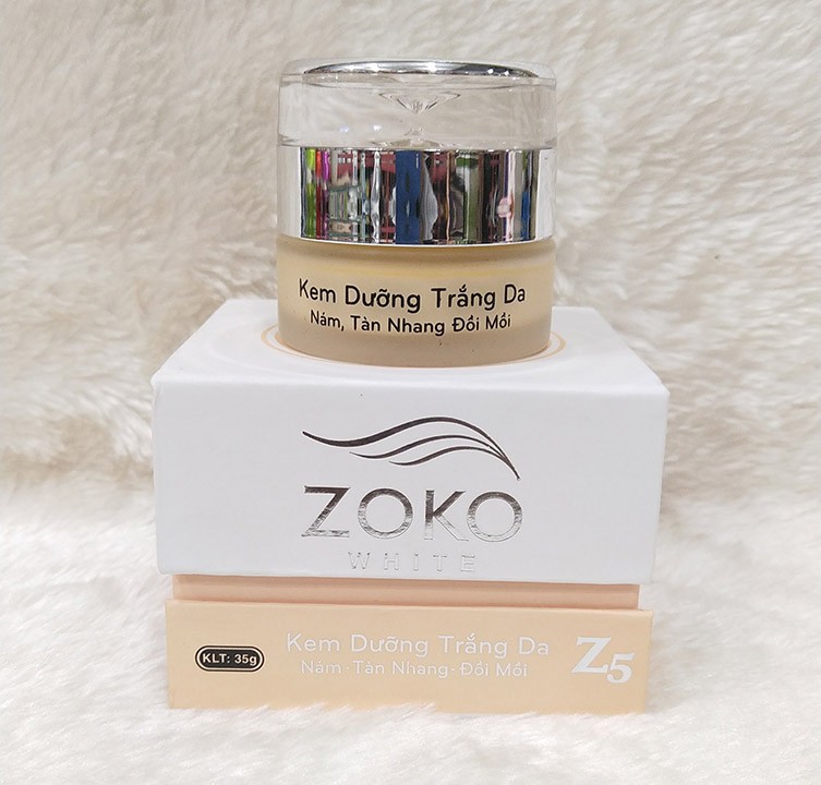 Kem dưỡng trắng da - nám - tàn nhang - đồi mồi Zoko White Z5 35g
