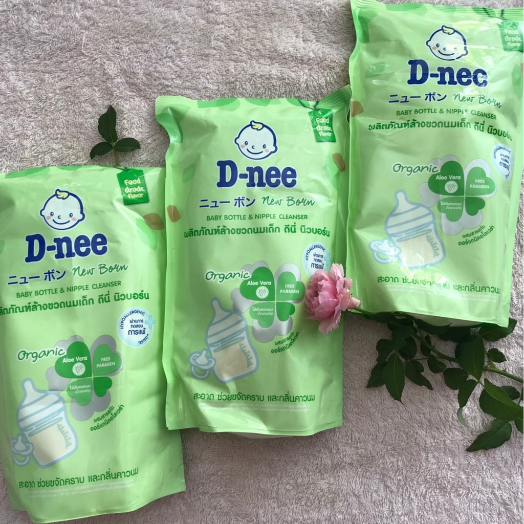 (KTT) Nước rửa bình sữa túi 550 ml hữu cơ Thái Lan