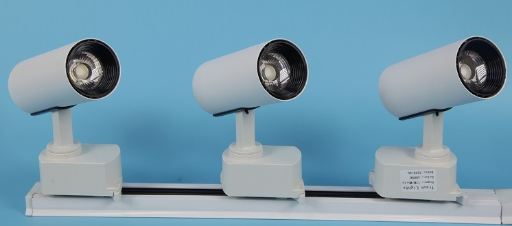 Combo 3 Đèn Led Rọi Ray Ống Bơ 12w + Thanh Ray 1m