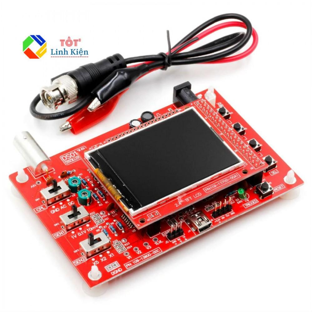 Máy Hiện Sóng Mini Digital Oscilloscope DSO138 Màn TFT 2.4"