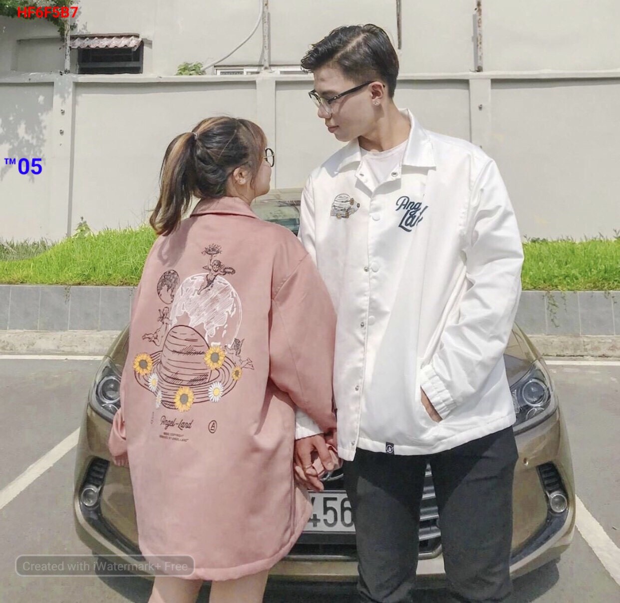 Áo khoác dù 2 lớp nam nữ kiểu dáng không nón thiết kế nút nổi bậc thoáng mát,chống nắng ANGEL LAND tiện lợi 2 màu (nâu đỏ-trắng) CÓ ẢNH THẬT