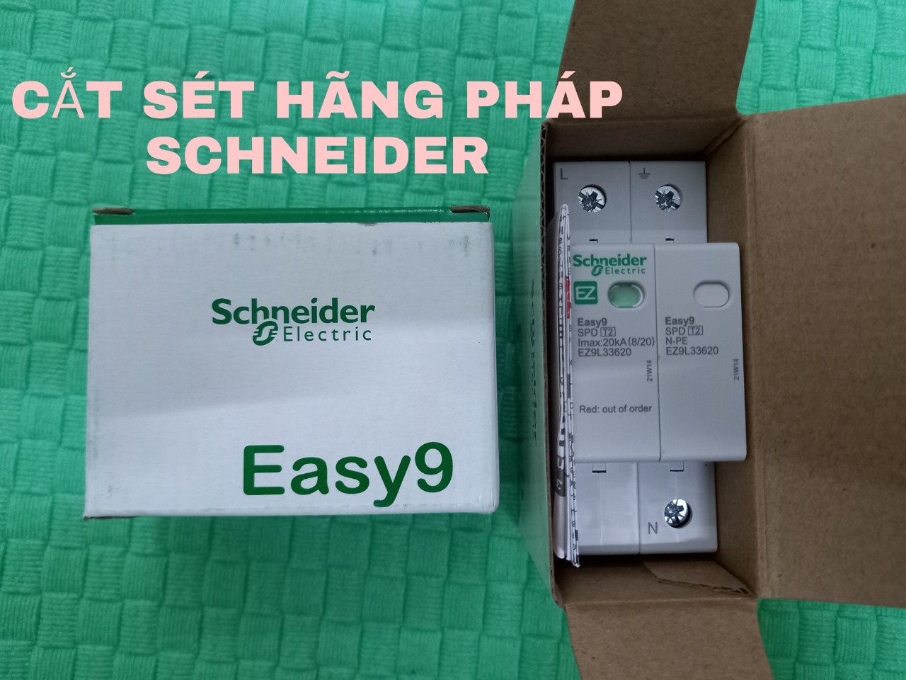 CHỐNG SÉT LAN TRUYỀN 1 PHA HÃNG PHÁP SCH CẮT SÉT