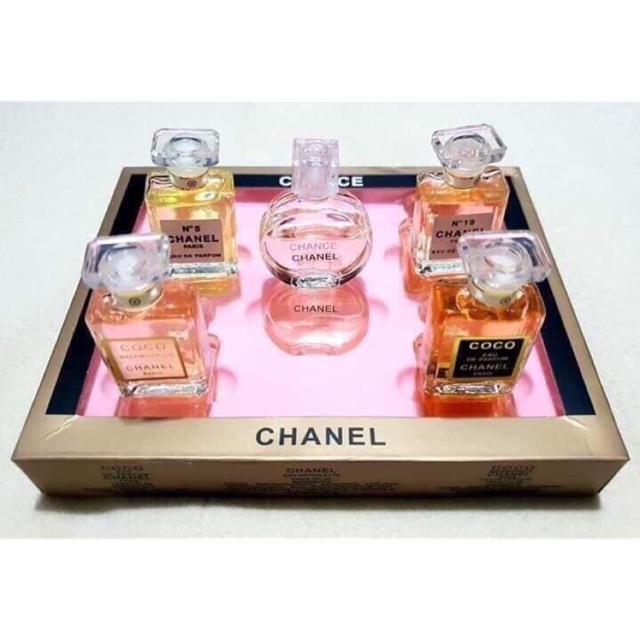 Set 5 Chai Nước Hoa Nữ Mini Chance