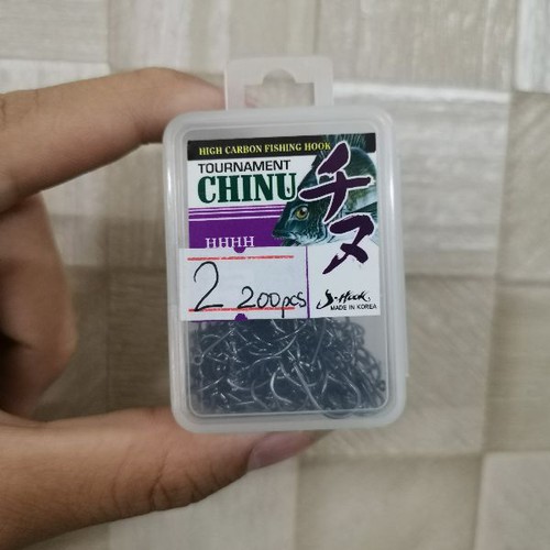 Hộp lưỡi chinu hàn quốc số 2 - sl 200 lưỡi nhỏ