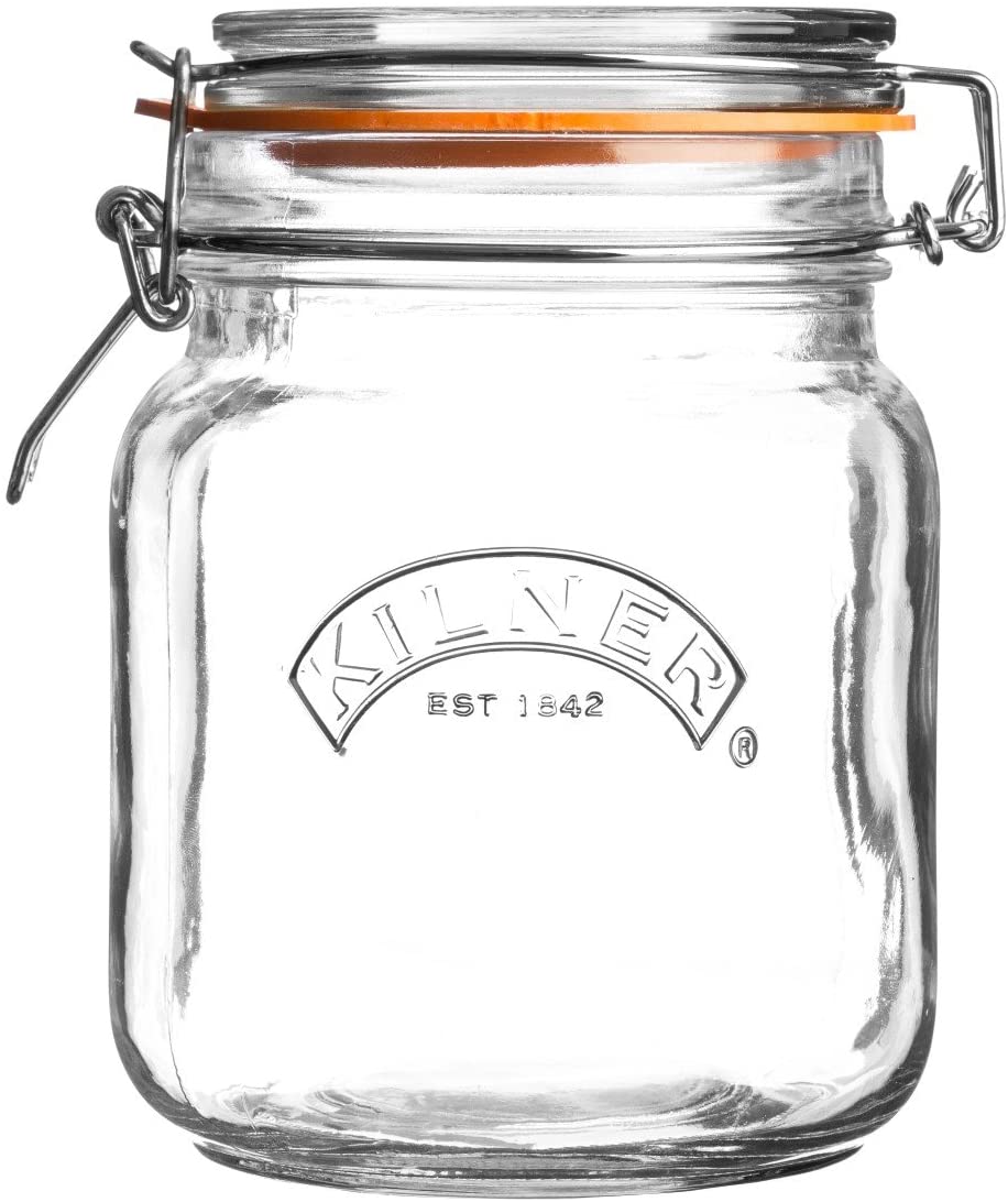 Hũ thủy tinh vuông kilner 1 lít