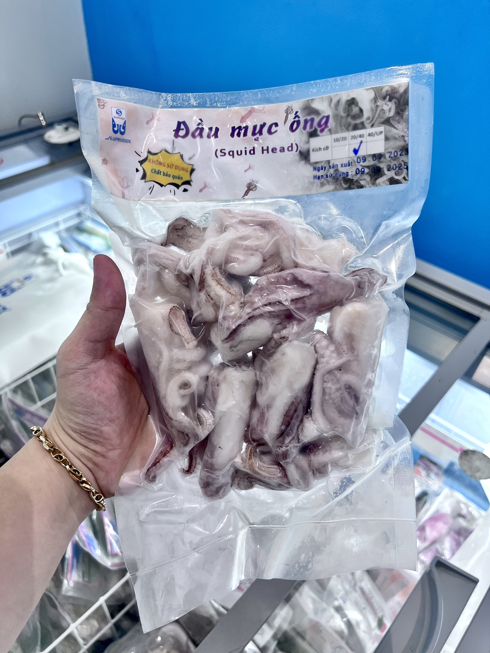 Đầu mực ống làm sạch SEAPRODEX - 250G