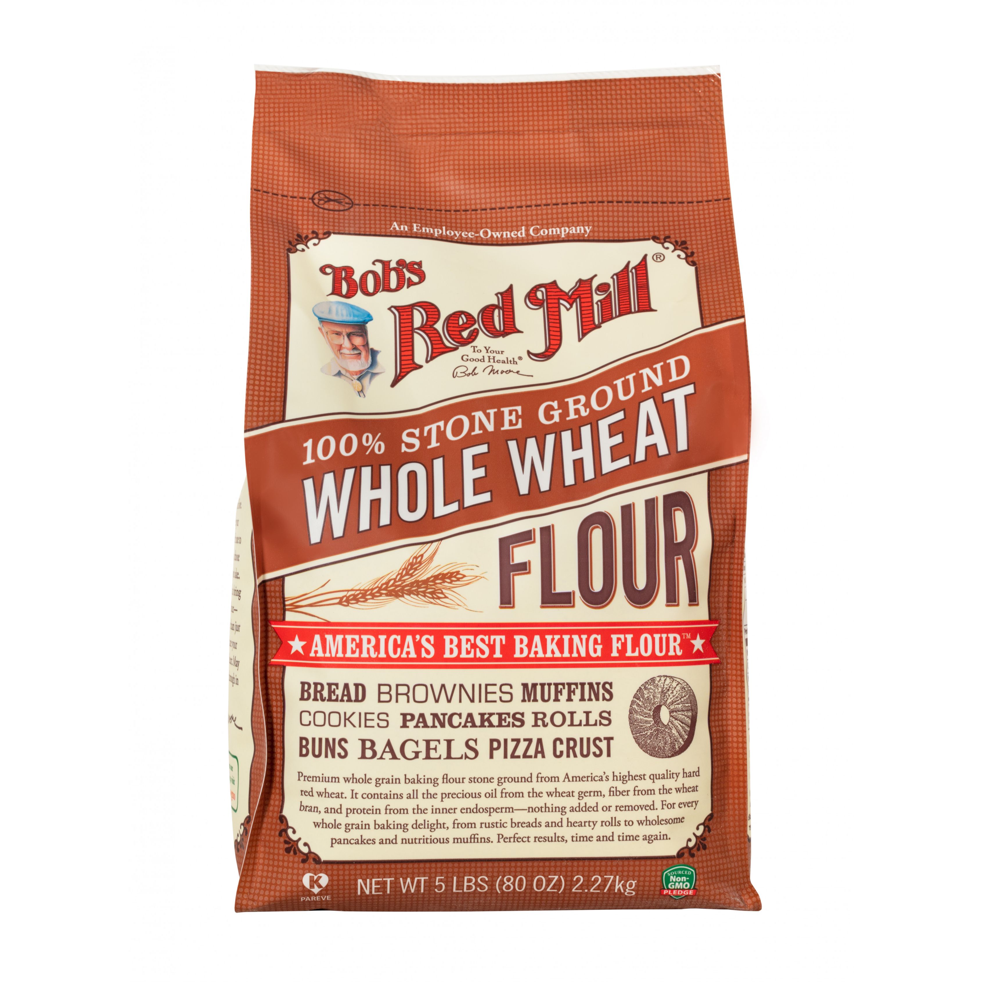 Bob's Red Mill, Whole Wheat Flour 5 lbs