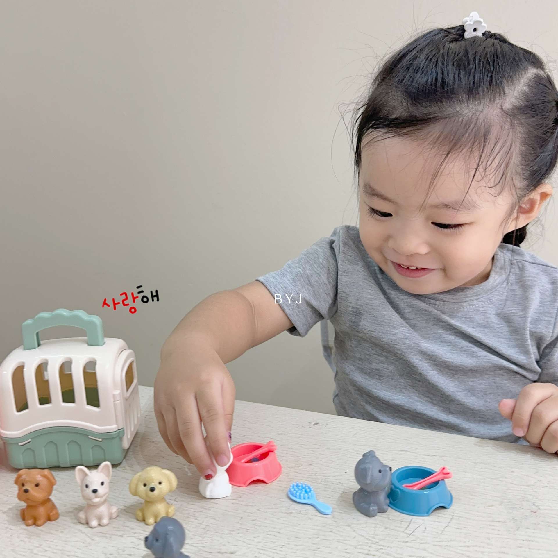 Đồ chơi chăm sóc thú cưng, lồng thú cưng cho bé