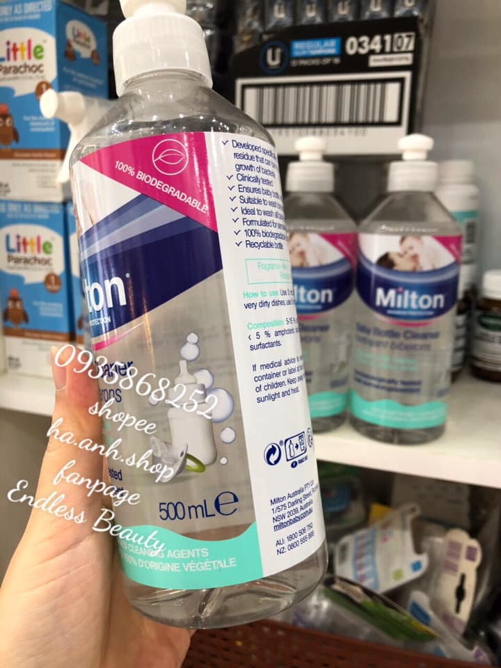 NƯỚC RỬA BÌNH SỮA MILTON 500ML