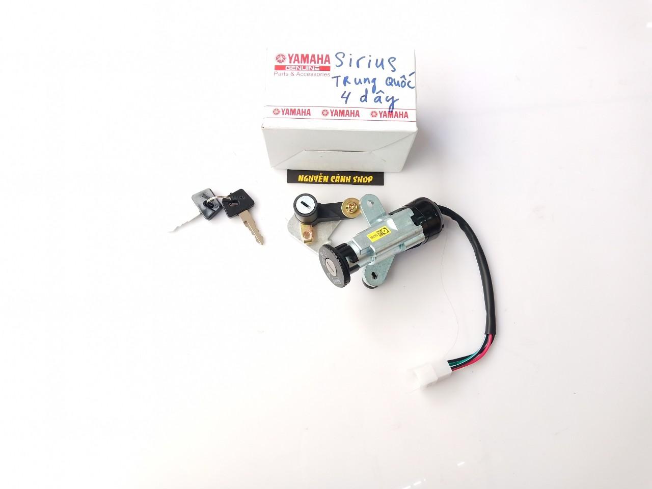 Bộ ổ khóa xe sirius 50 trung quốc 4 dây