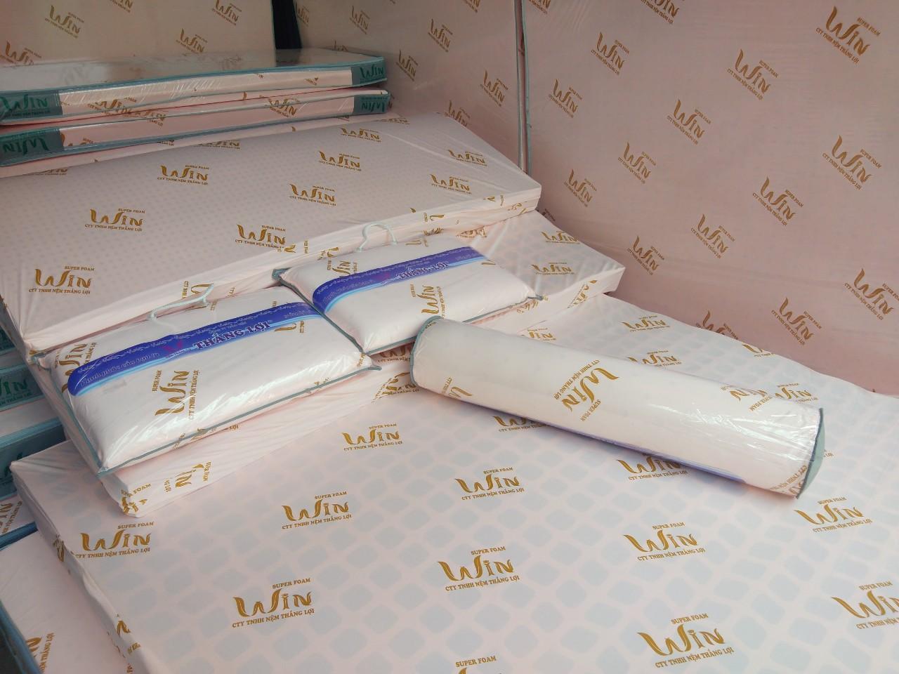 Nệm cao su 1m8x2mx15cm Super Foam Win Thắng Lợi cao cấp
