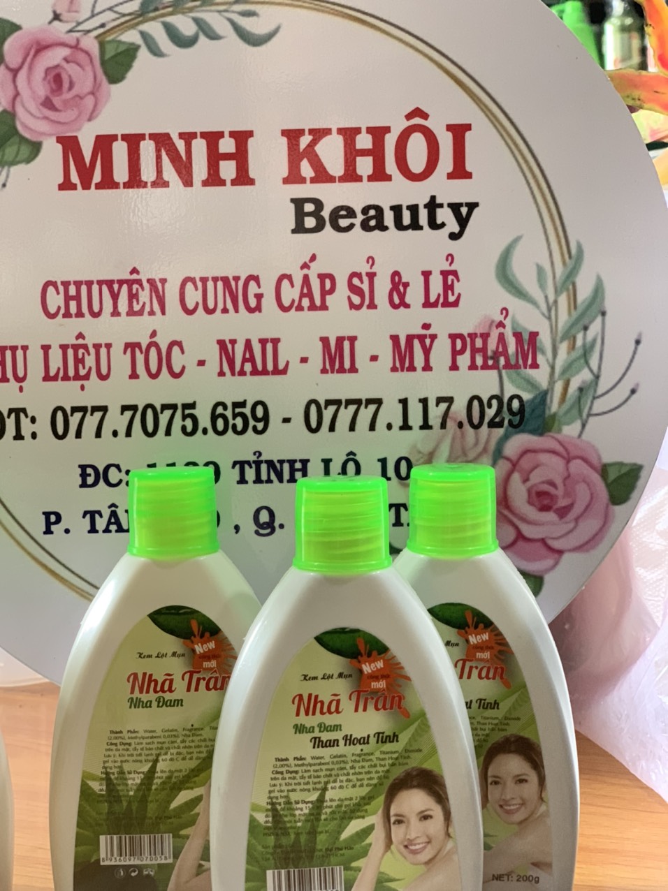 gel lột mun nha đam