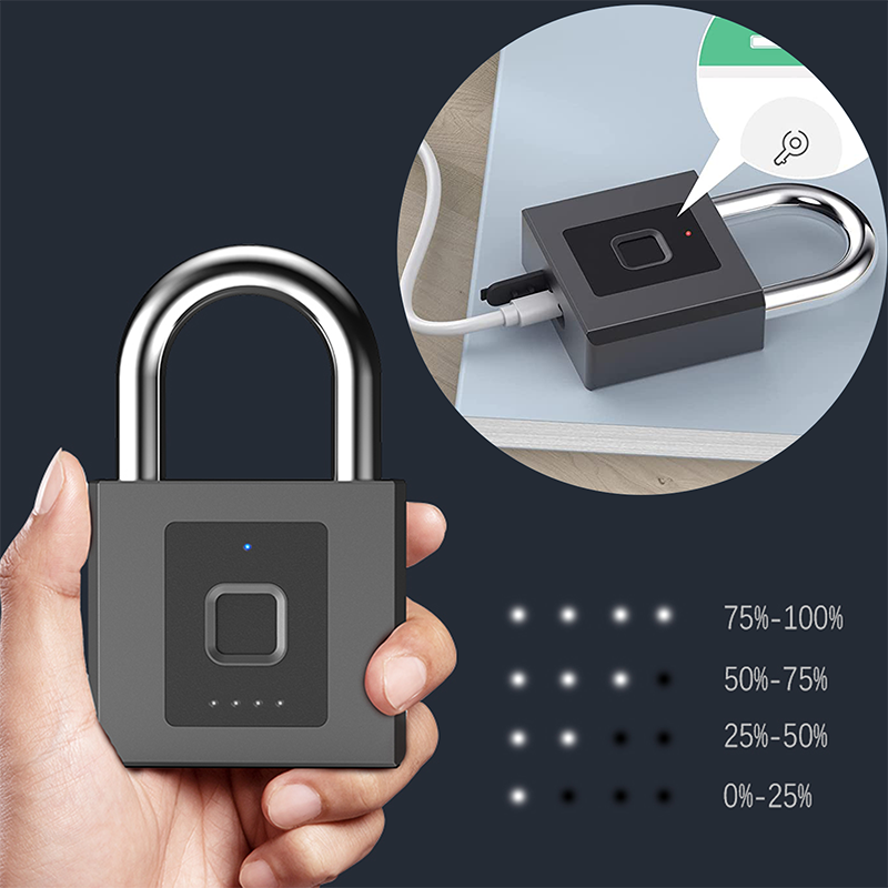 Ổ khóa vân tay bluetooth cao cấp KL20