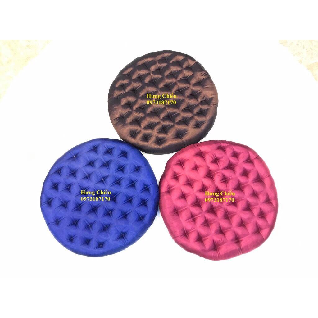 Đệm ngồi bệt gấm lụa 50x50cm hàng dầy dặn