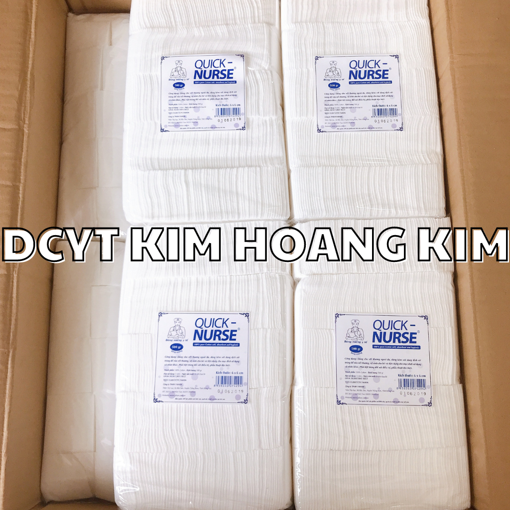 Gòn vuông Quick Nurse 500gram