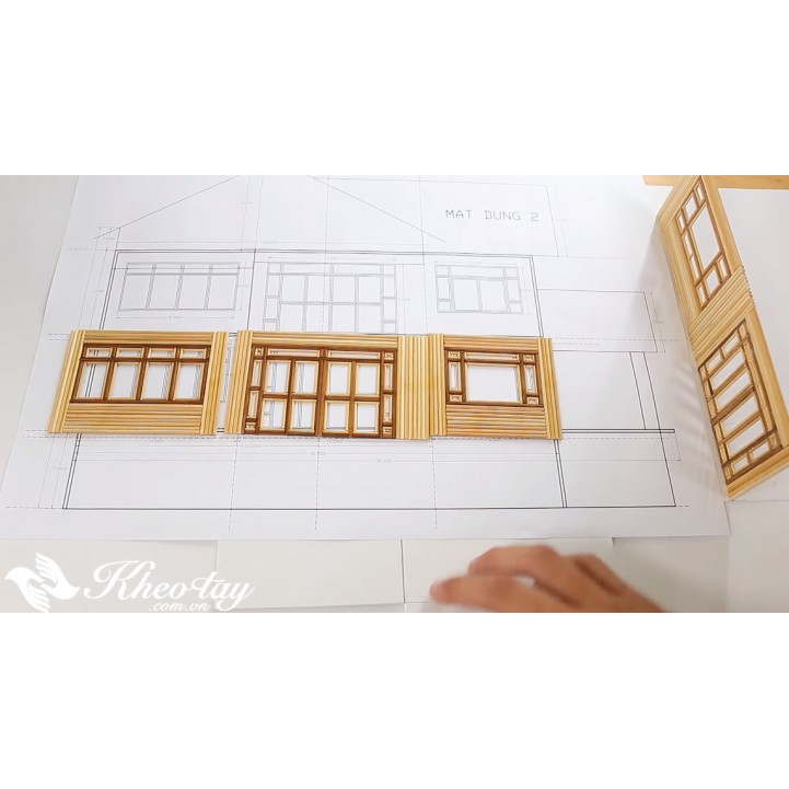 Bộ KIT làm biệt thự tăm 2 tầng