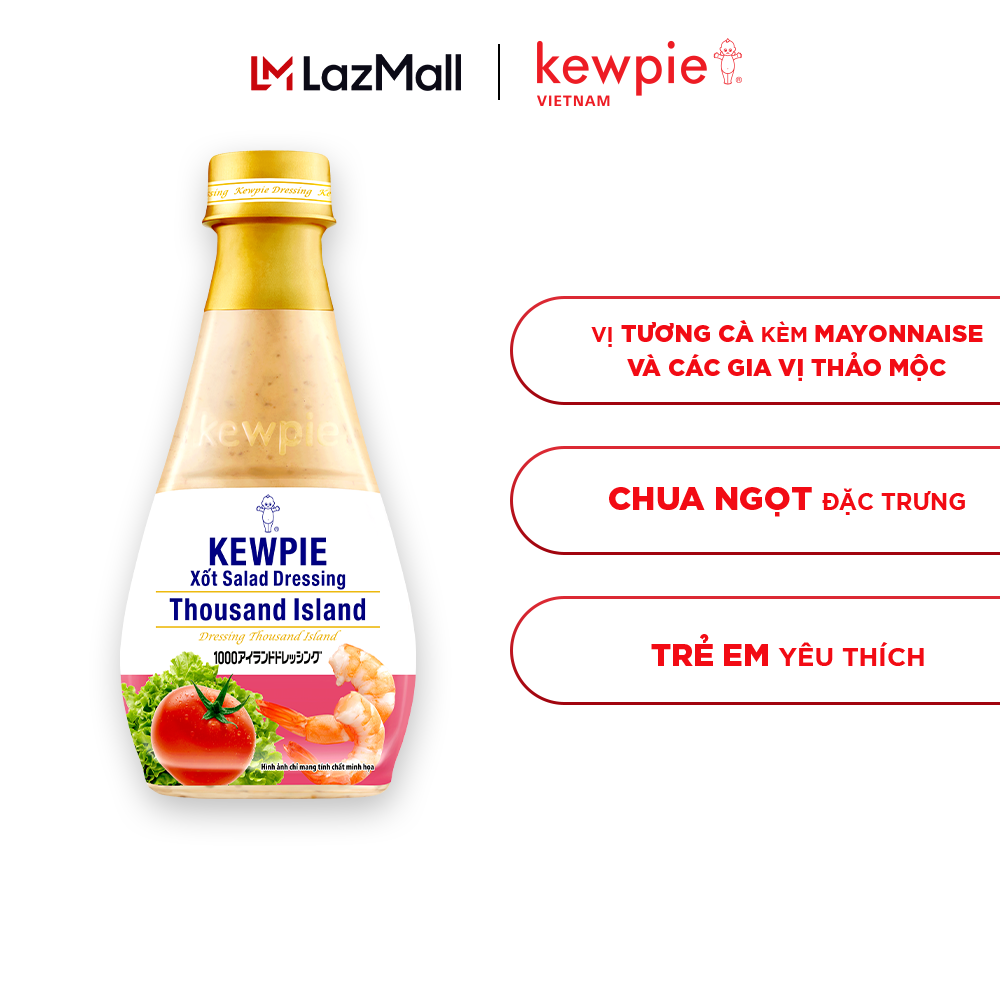 Xốt Salad Dressing Thousand Island Kewpie 210ml