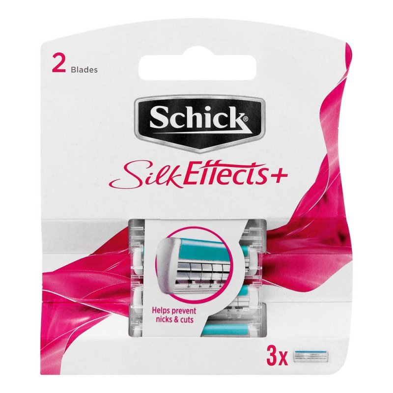 [HCM]Vỉ 3 Lưỡi Dao Cạo Dành Cho Nữ Schick Silk Effect 3s nhập khẩu