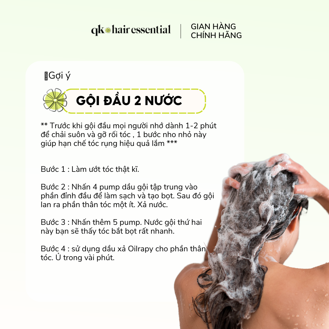 DẦU GỘI THẢO MỘC HANDMADE HERAPY QK