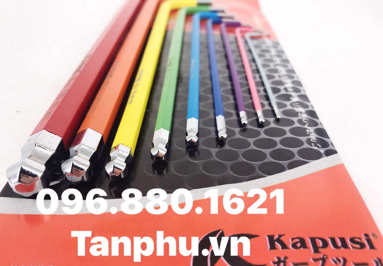 [HCM]BỘ LỤC GIÁC BI 7 MÀU KAPUSI