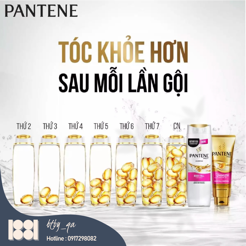 [TẶNG LƯỢC CHỐNG RỐI] Dầu Gội PANTENE Ngăn Rụng Tóc Chai 1200ML