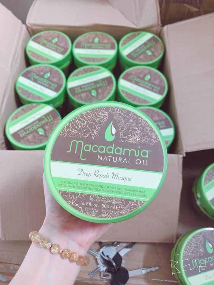Kem Ủ Tóc Macadamia Deep Repair Masque 500ml