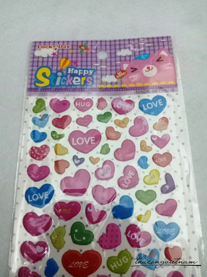 Sticker nổi cc-006