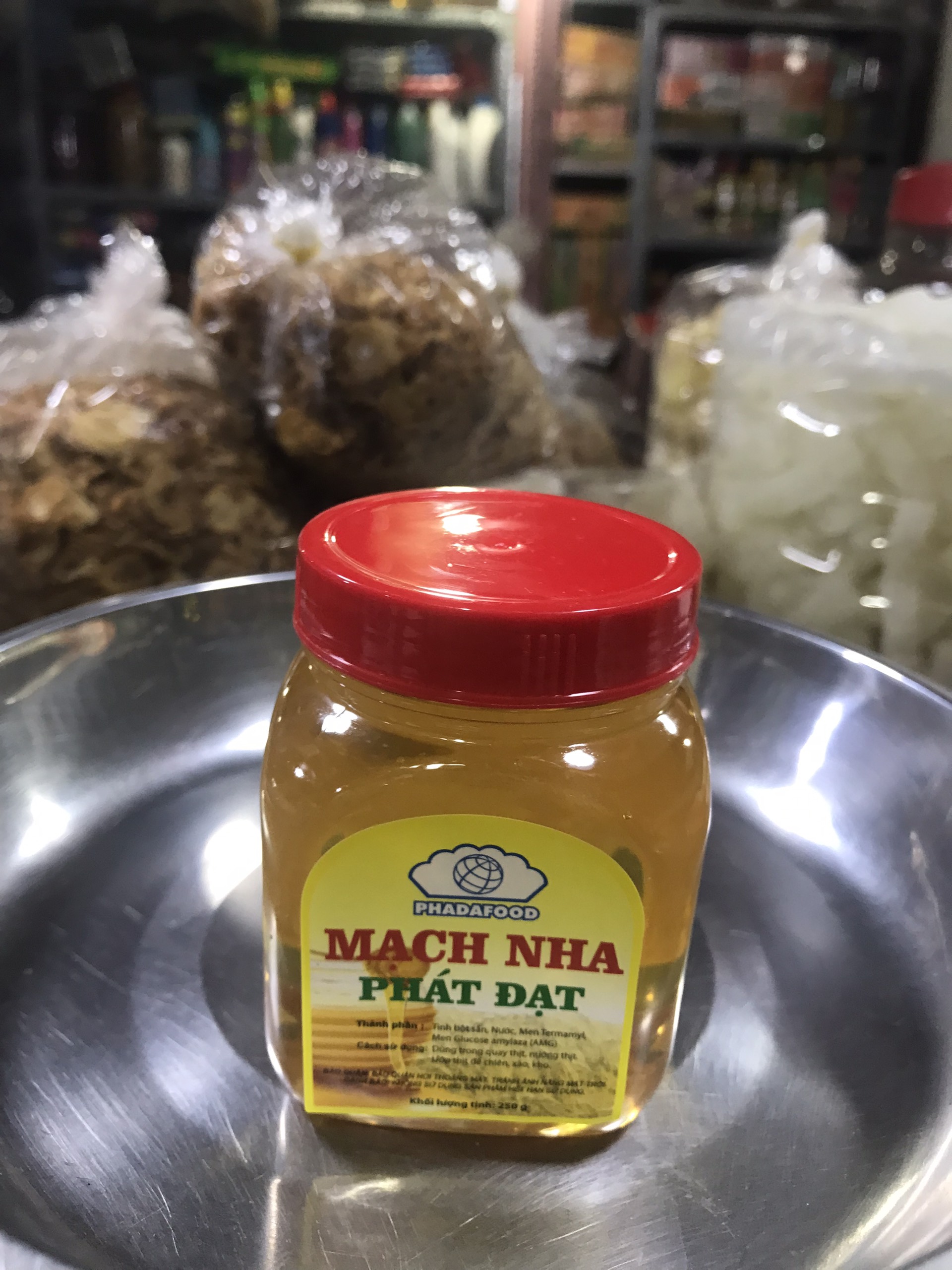 Mạch nha lon, mạch nha hủ 250gr Phát Đạt