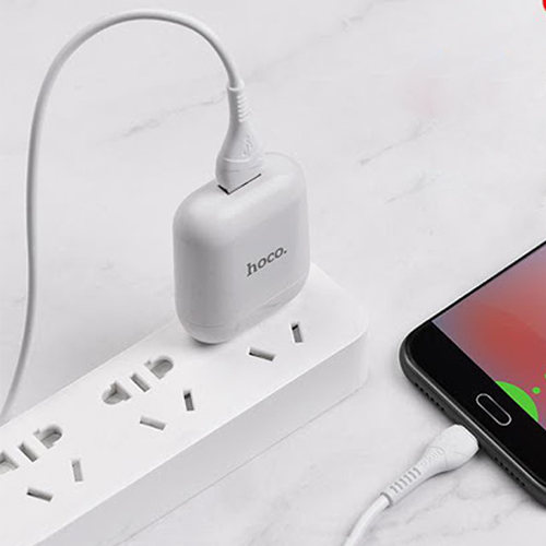 Cốc sạc Hoco sạc nhanh 3.4A dành cho iPhone,iPad,Note 10, Huawei Pro 30, A10,A20,11 Pro max, có chip nhận dạng thiết bị sạc iQ
