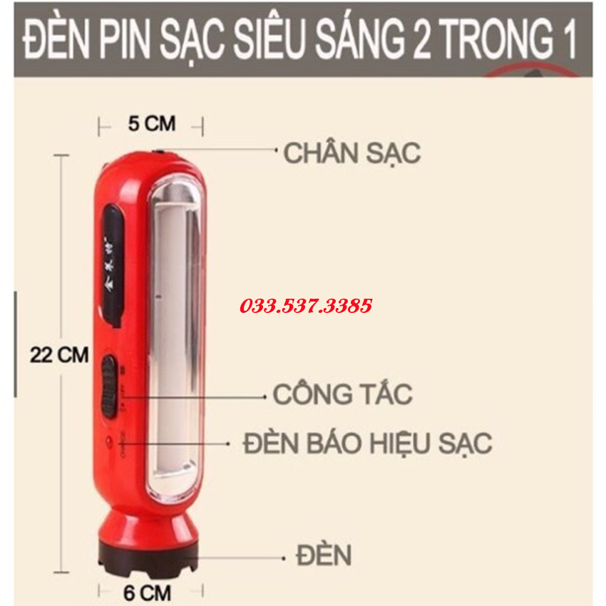 Đèn pin tích điện KN 4316