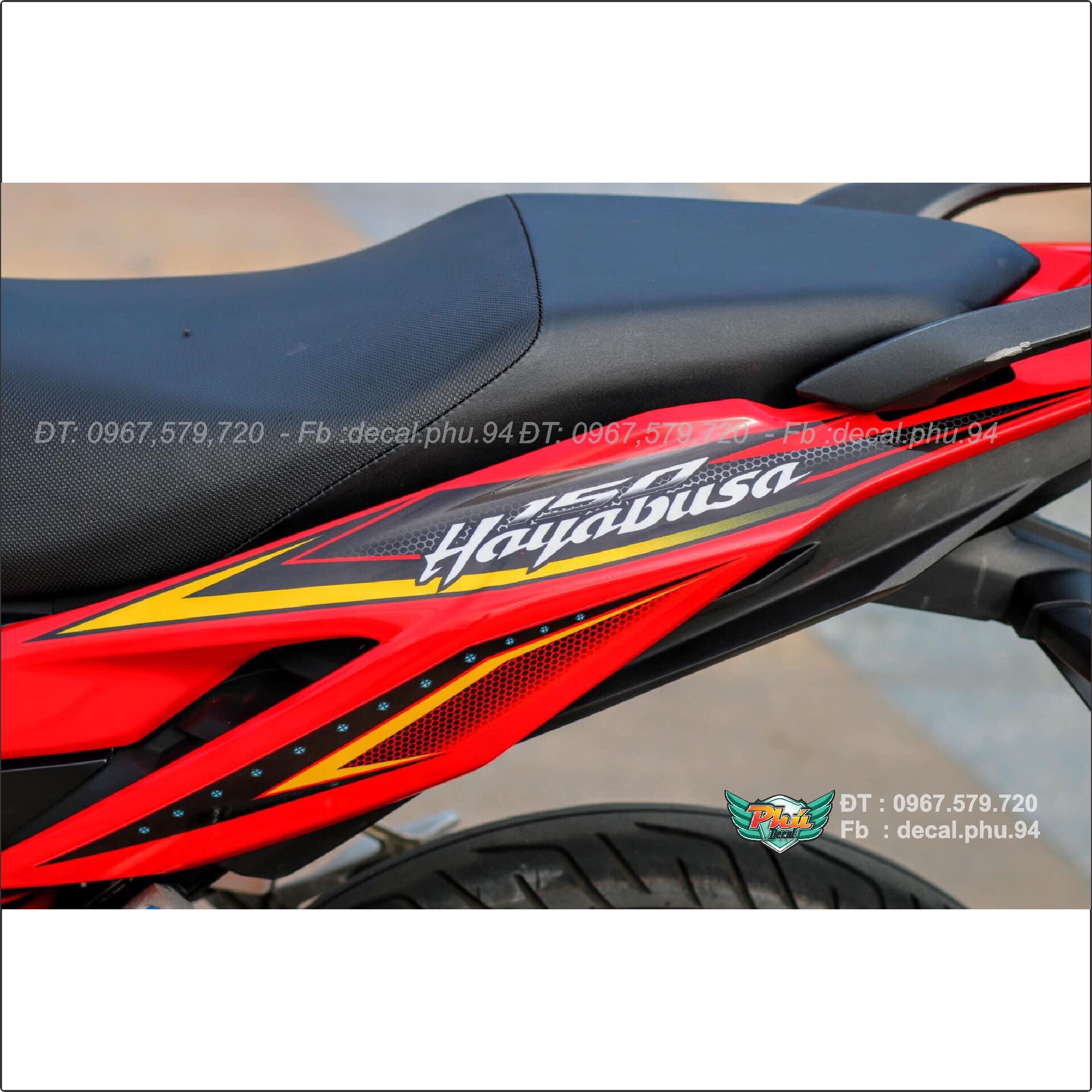 Tem rời Winner X đỏ đen hayabusa 1 (Y)
