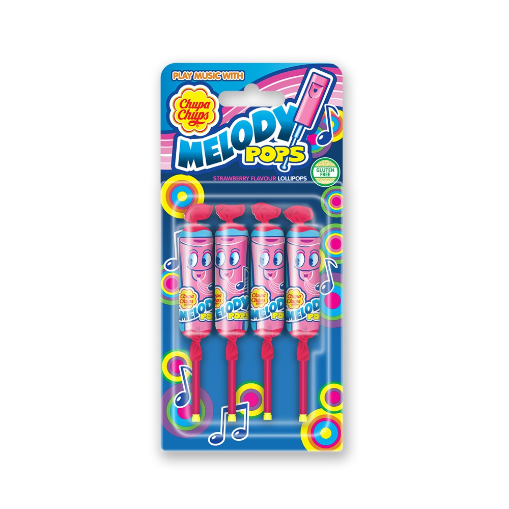 Kẹo Mút Chupa Chups Còi Thổi Hương Dâu
