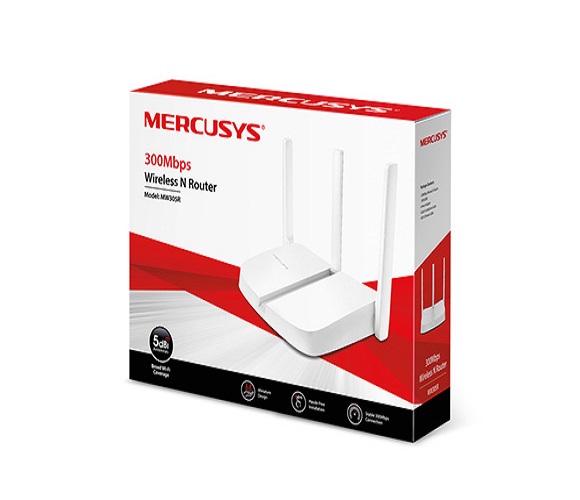 Bộ phát Wi-Fi Mercusys MW305R chuẩn N tốc độ 300Mbps