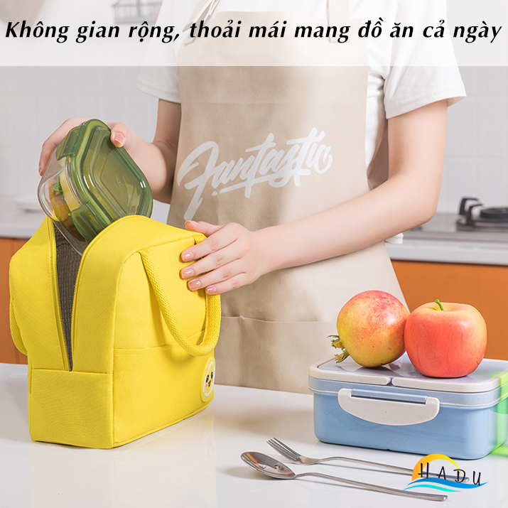 Túi Giữ Nhiệt Đựng Cơm Đồ Ăn Cao Cấp HADU