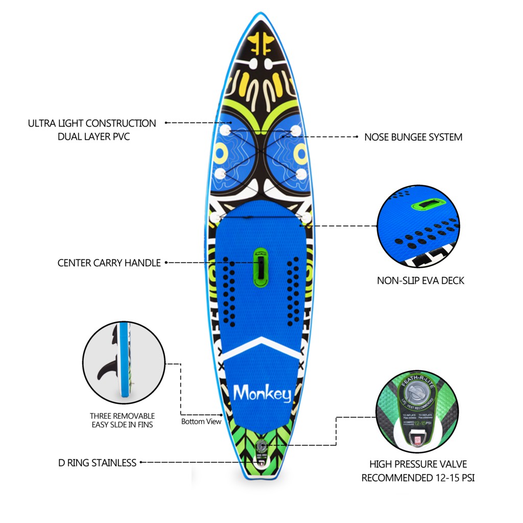 Monkey SUP Board - Ván chèo đứng bơm hơi