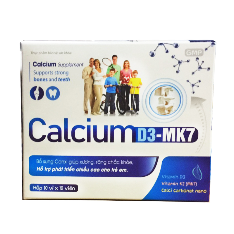 Viên uống bổ sung canxi CALCIUM D3 Mk7 - bổ sung canxi, vitamin D3