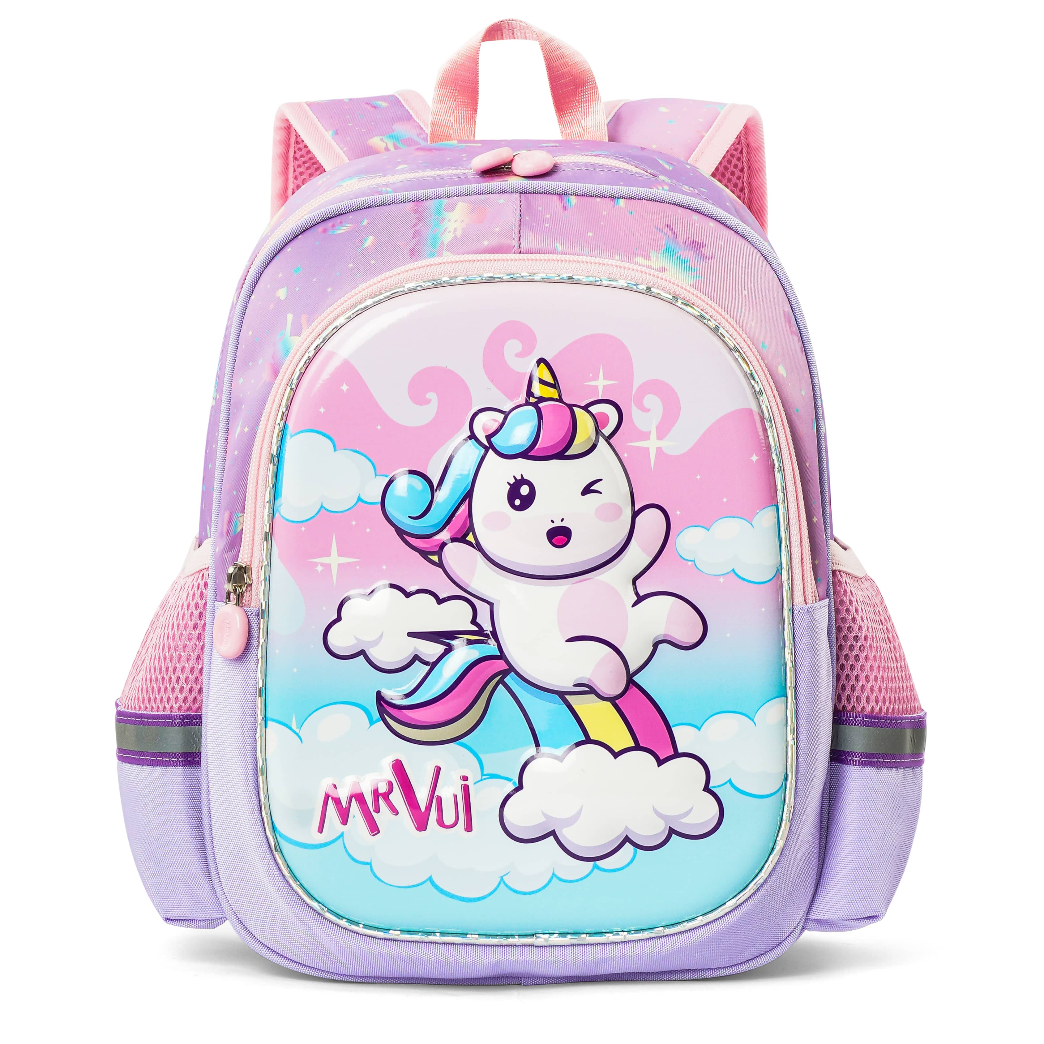 Balo học sinh Mr Vui BLH941 cho bé mẫu giáo (32 x 26 x 12 cm), Bảo Hành 2 Năm