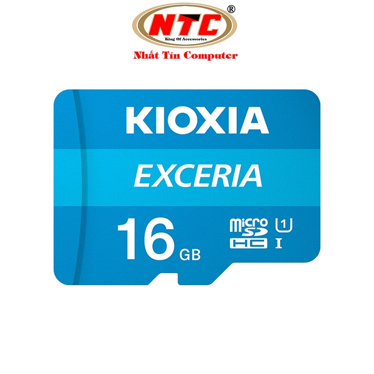 Thẻ nhớ microsdhc kioxia exceria 16gb uhs-i u1 100mb/s - không box - nhất tín computer