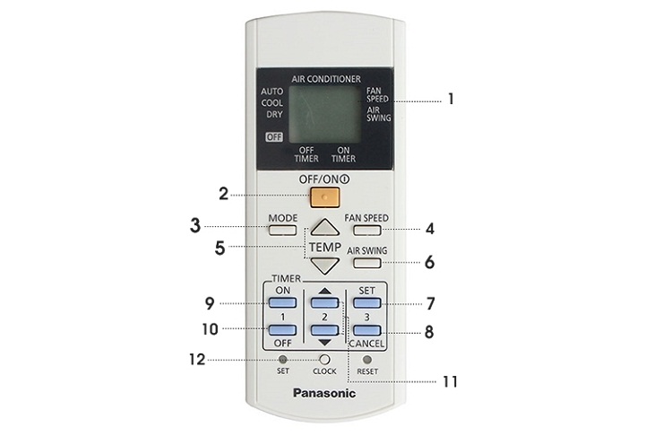 REMOTE ML PANASONIC A/C BỀN ĐẸP CHÍNH HÃNG