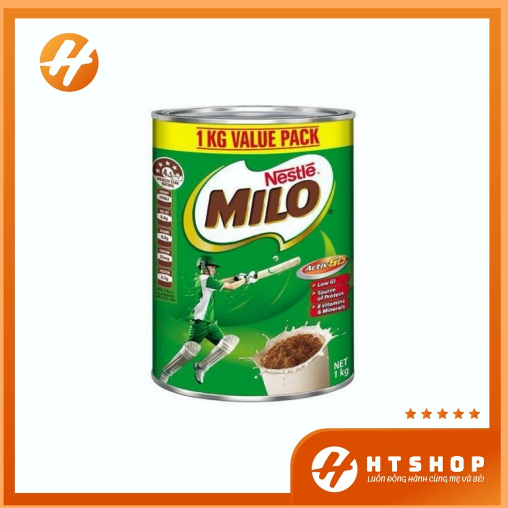 Sữa Bột Milo Nestle Nội Địa Úc Dạng Lon 1KG