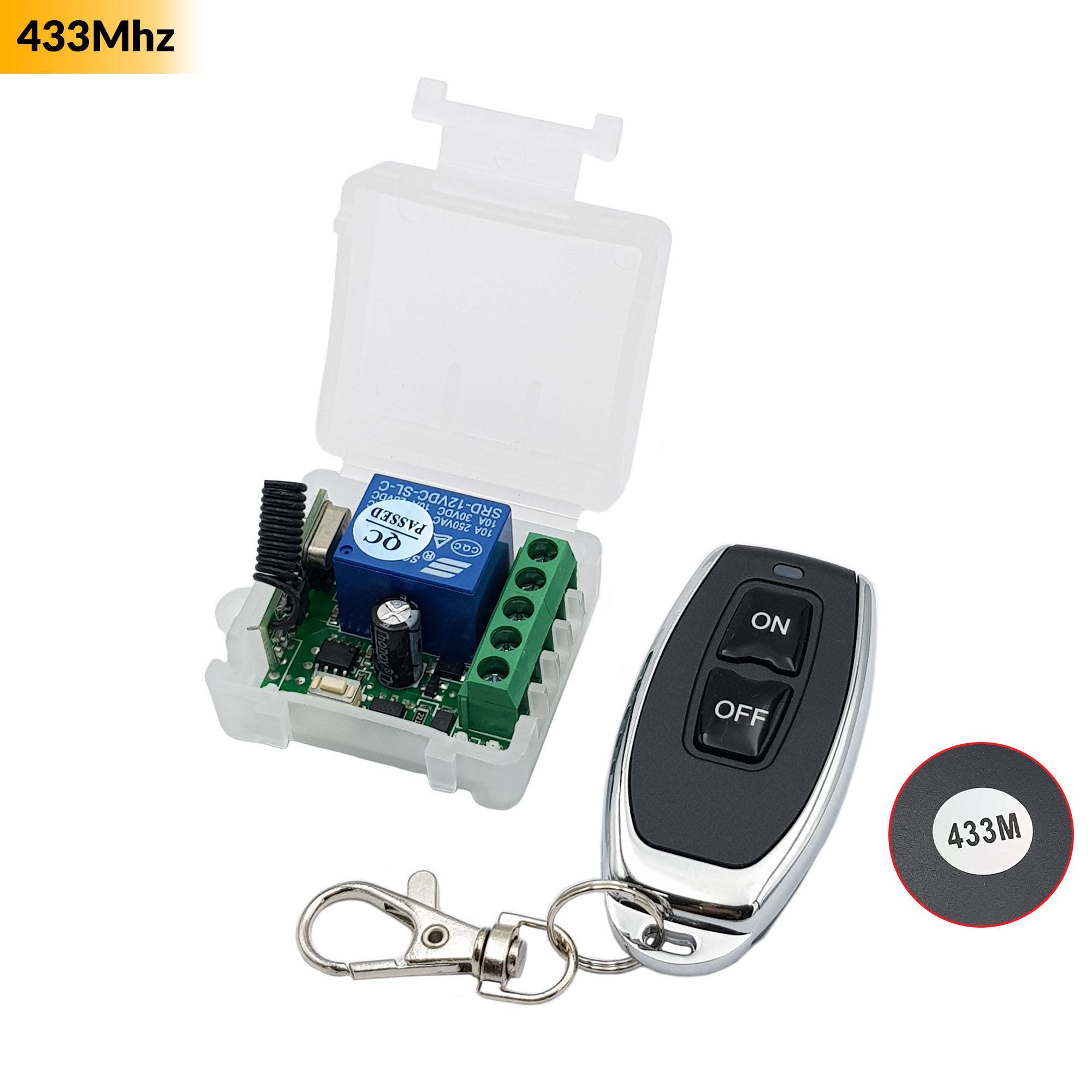 Bộ điều khiển thiết bị từ xa 1 kênh kèm remote 2 nút