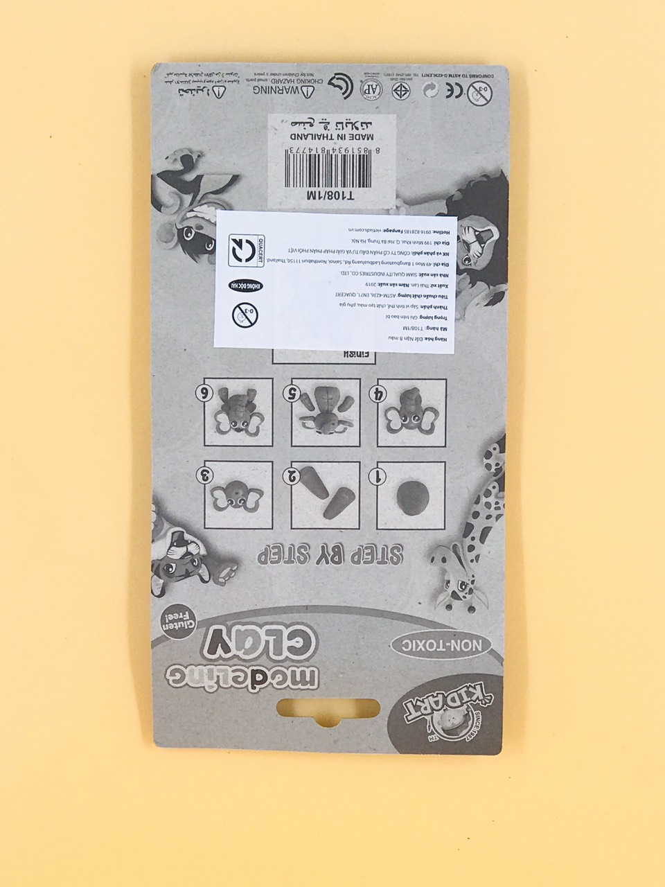 Đất nặn 8 màu KIDART
