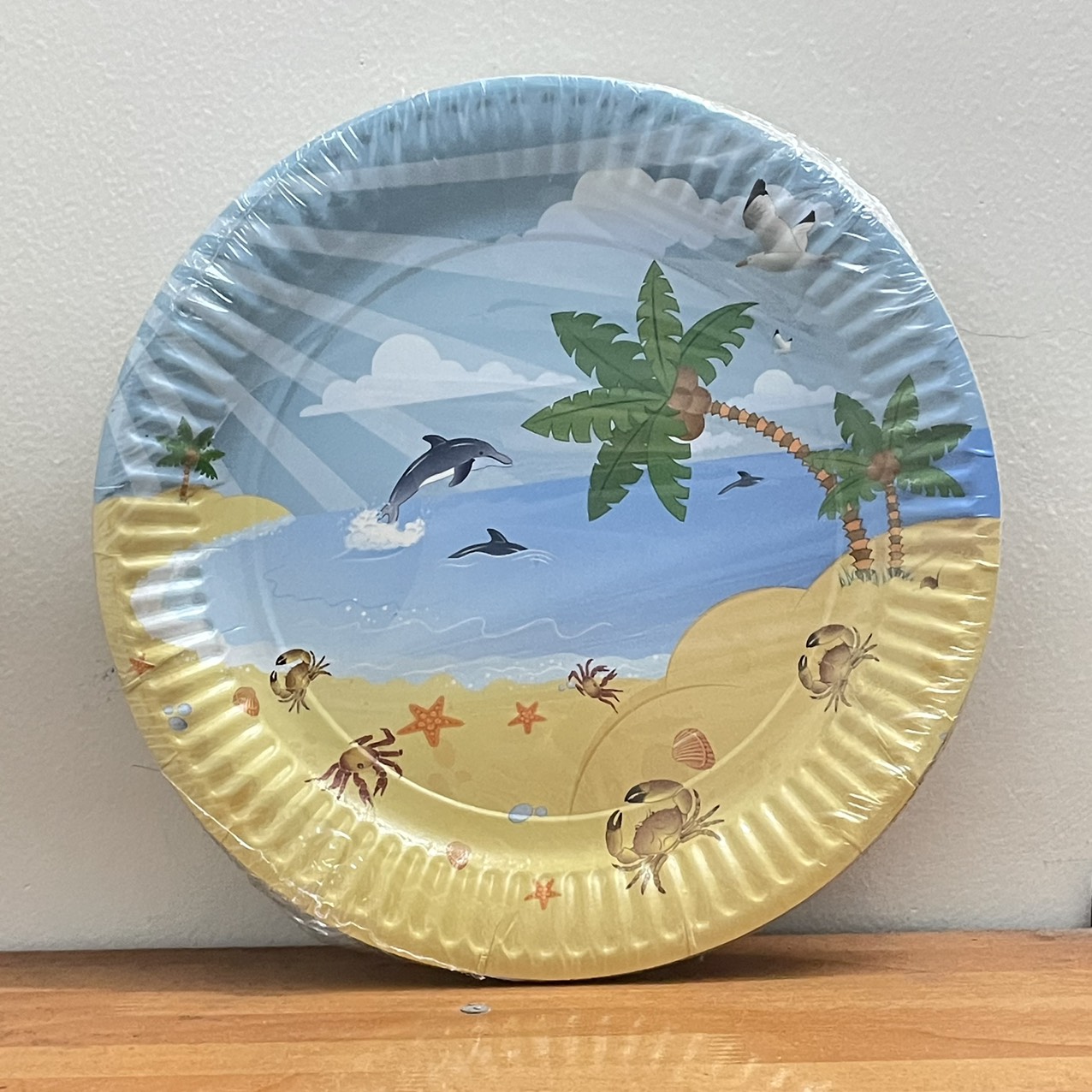Dĩa Giấy In Hình 23cm -10 Cái