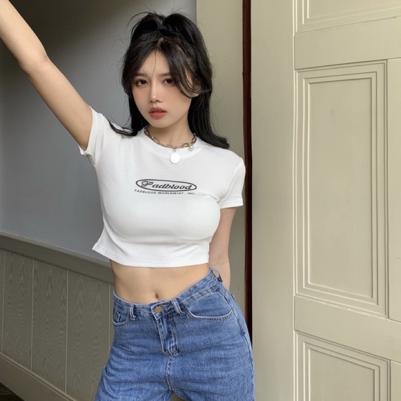 Áo Badblood Croptop form body thời trang