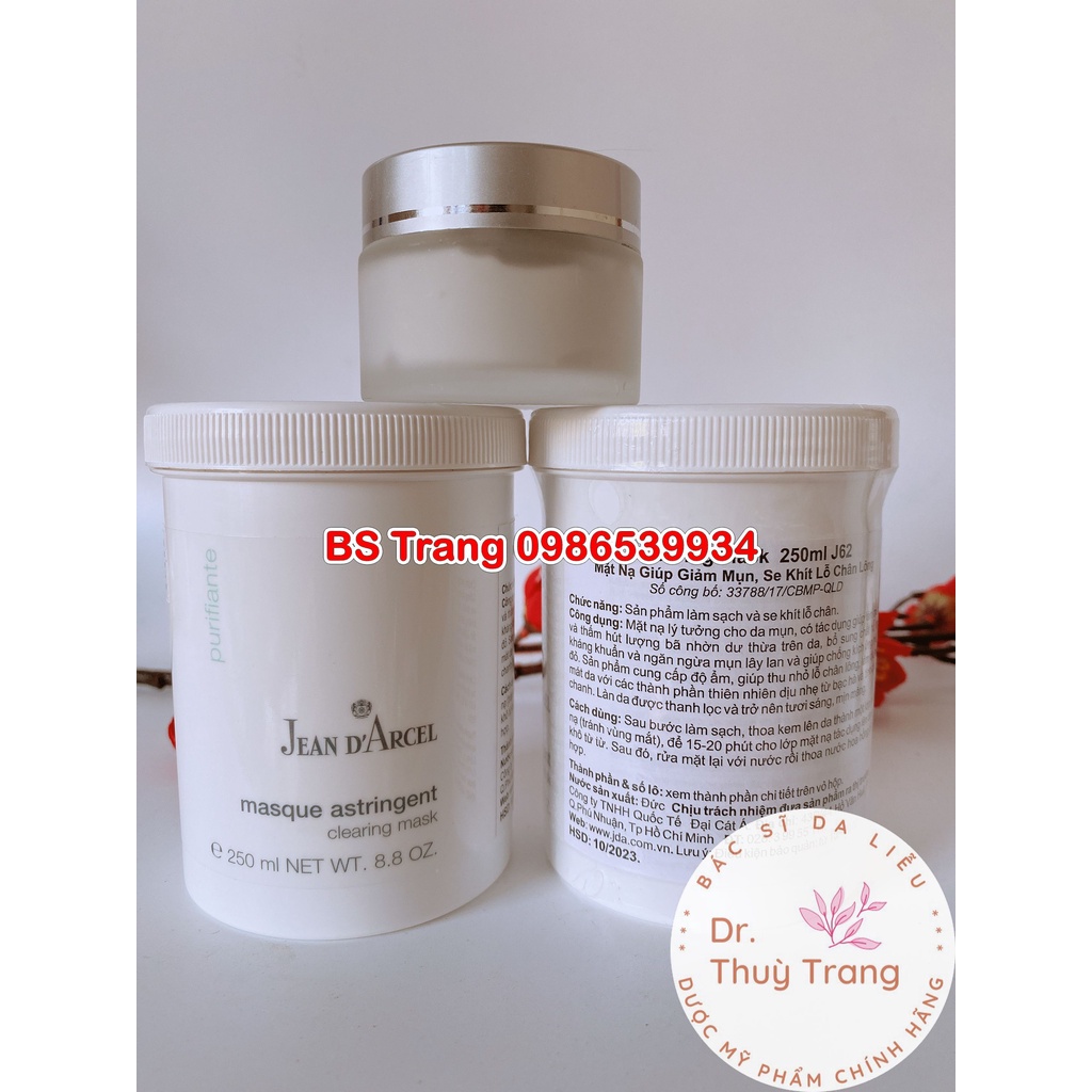 [Chính hãng] Mặt nạ đất sét cho da dầu mụn Jean D’Arcel Clearing Mask 50ml - 250ml